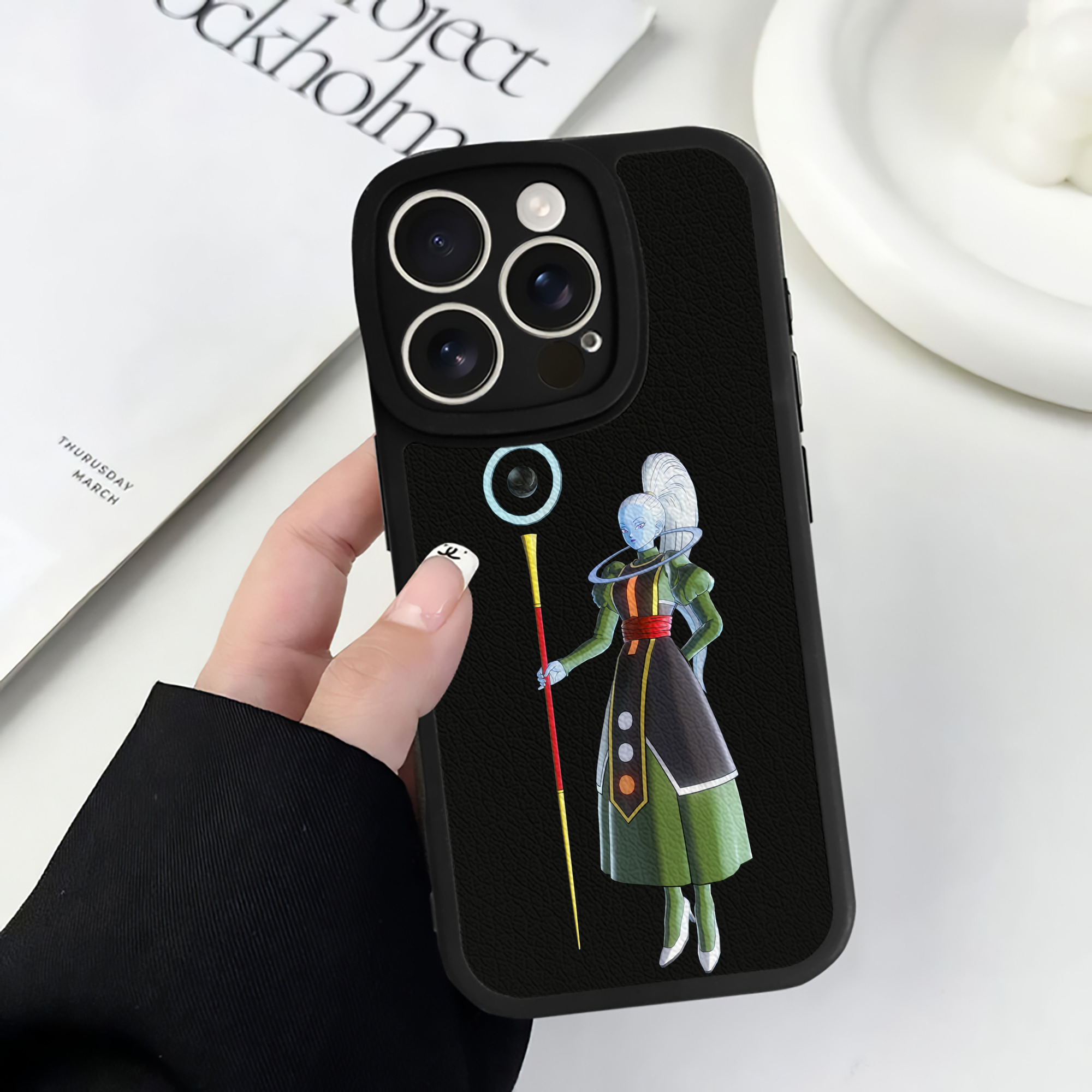 （画像用） ドラゴンボール DRAGON BALL 【iPhone 16シリーズ対応】シリコンスマホケース（レザー調） 材質：シリコン